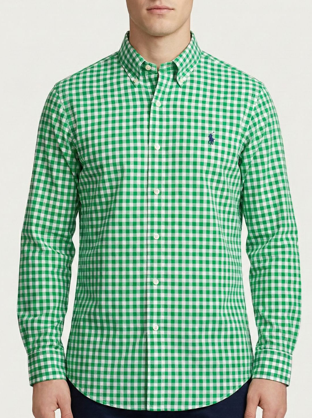 Camisa Manga Longa Xadrez Verde Polo Ralph Lauren