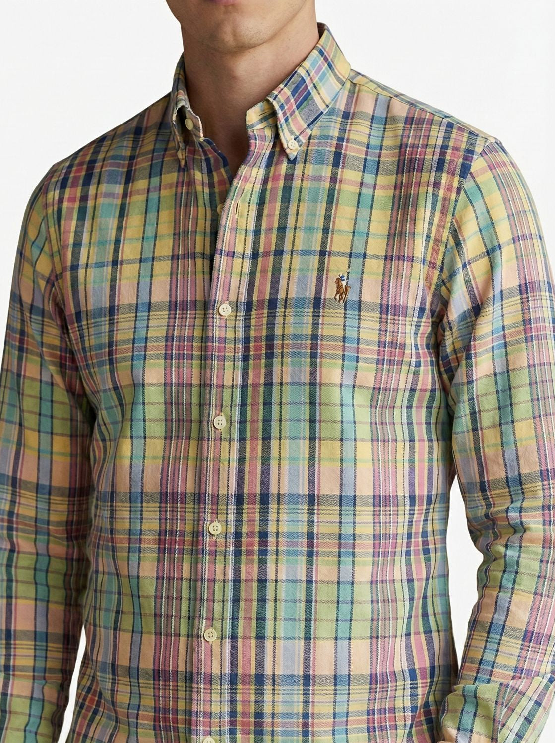 Camisa Manga Longa Tecido Oxford Polo Ralph Lauren