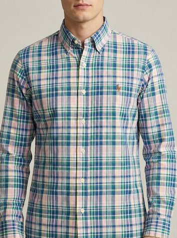 Camisa Manga Longa Xadrez Americano Polo Ralph Lauren
