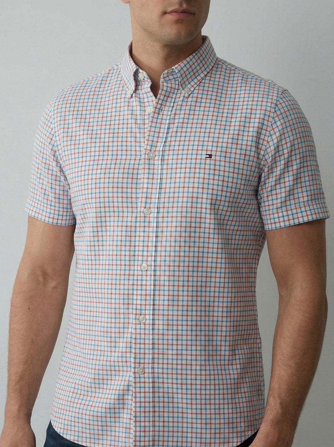 Camisa Manga Curta Tommy Hilfiger