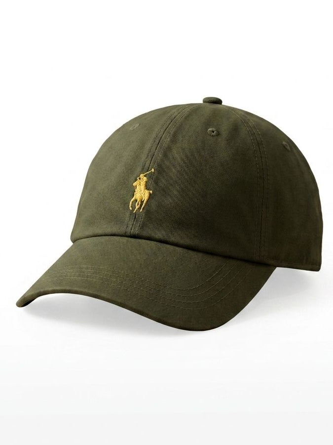 Boné Polo Ralph Lauren Verde e Pony Amarelo