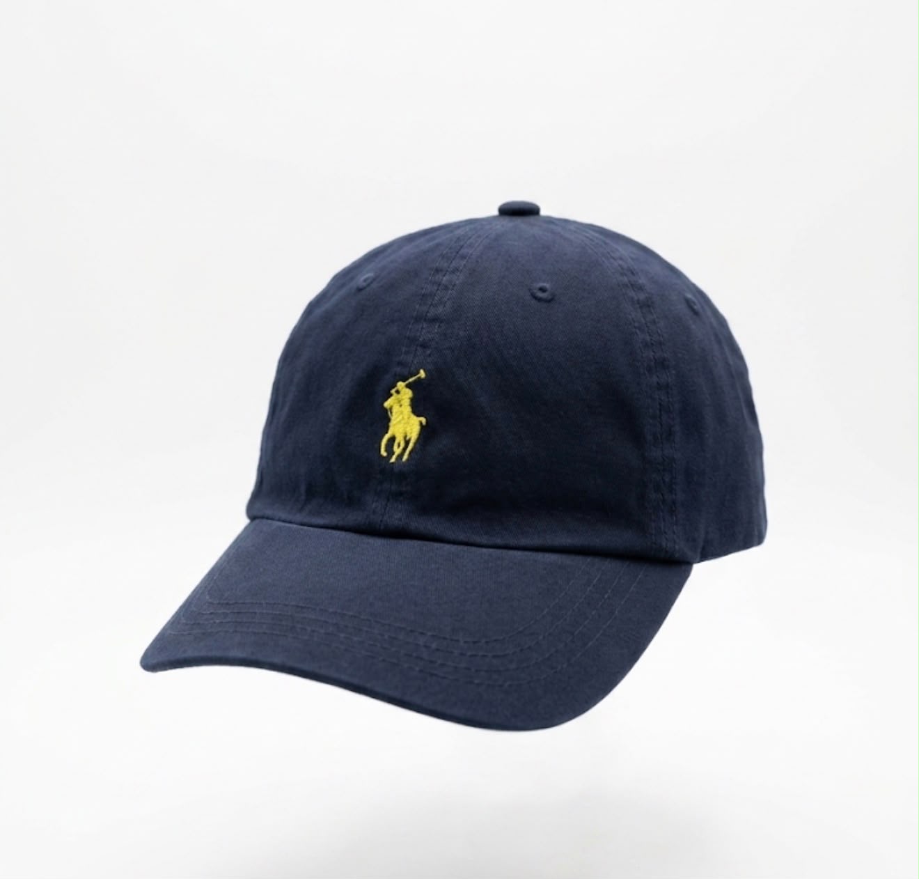 Boné Polo Ralph Lauren Azul Marinho ponei Amarelo