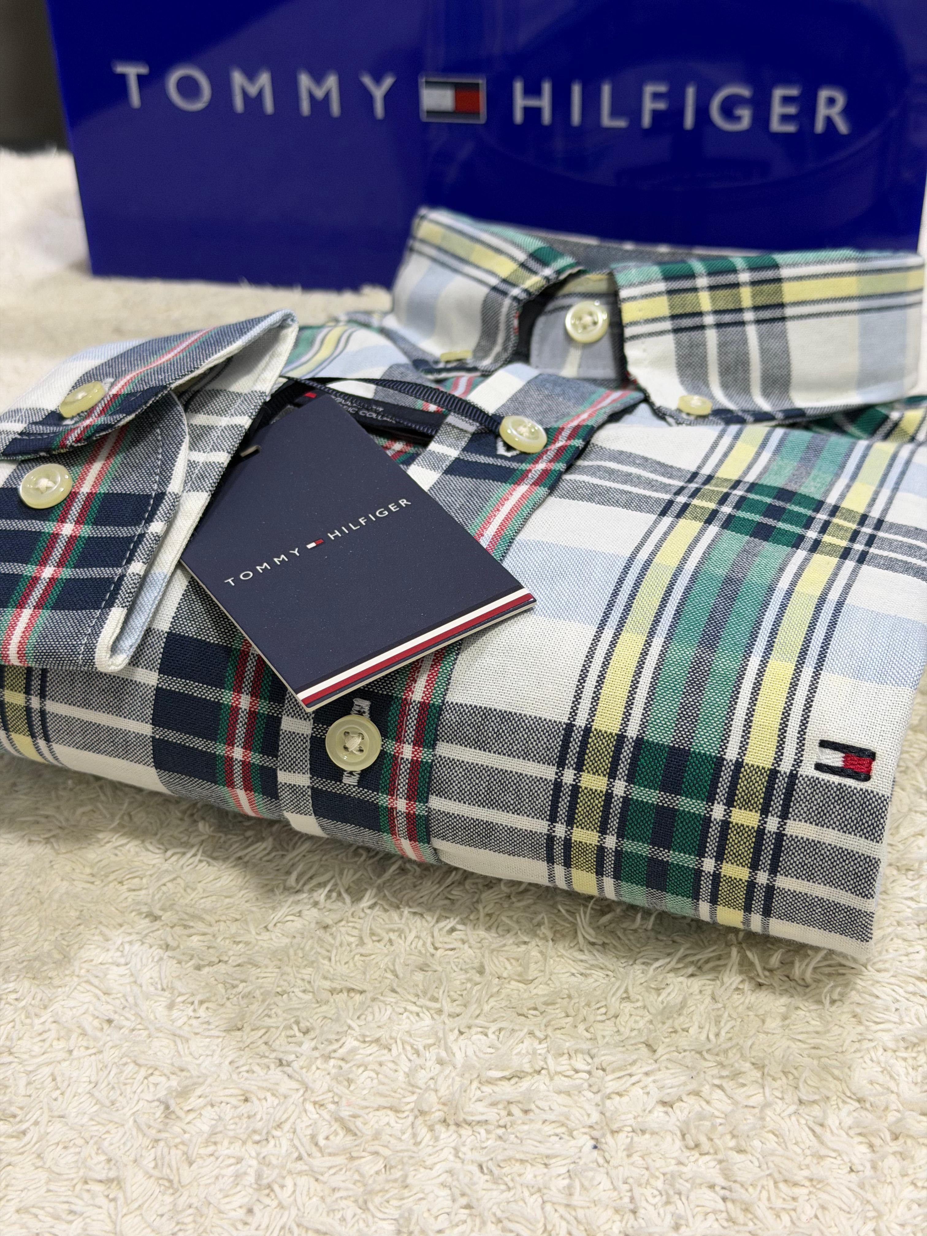 Camisa Manga Longa Tommy Hilfiger Xadrez Americano